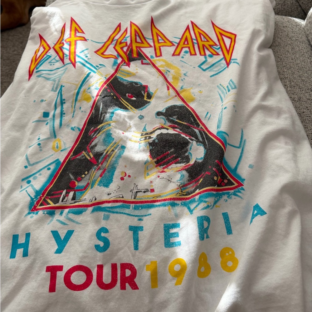 Def Leppard Hysteria Tour 1988  and Misfits Graphic Tee price for both